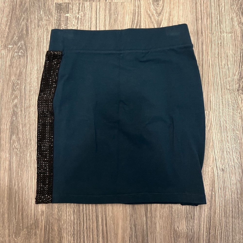 Forever 21 Dark Blue Sequin Miniskirt